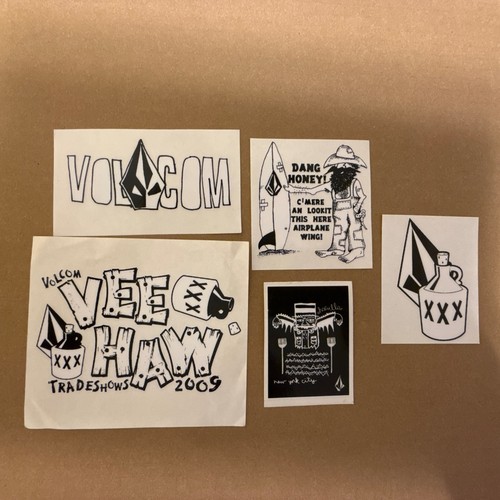 Volcom stickers set very - stickers,