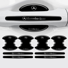 8PCS Black Car Door Handle
