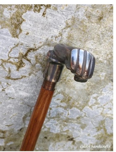 Vintage brass head - brass,