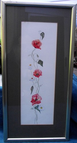 Watercolour trailing - watercolour, of