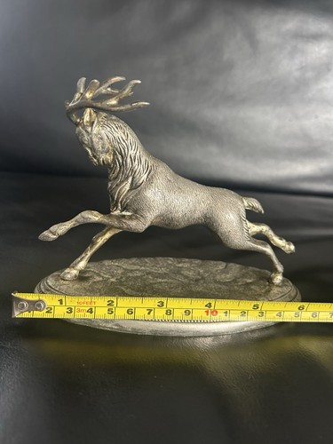 Silver plated stag - silver,