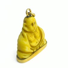 Vintage Buddha Pendant 18K