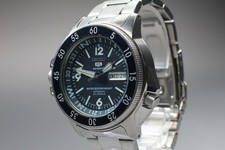 Exc+5] Seiko 5 Sports 7S36-01E0 Divers Day Date Automatic Men's Watch From JAPAN