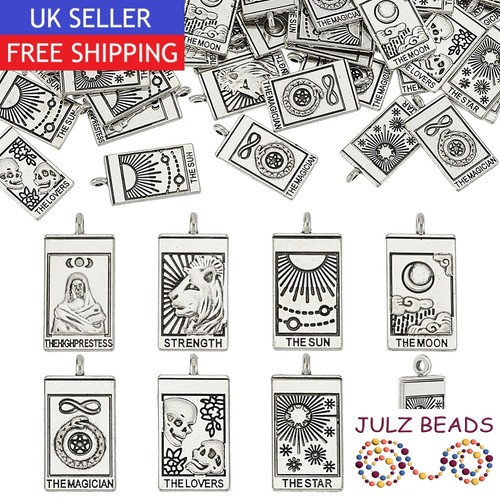 Tarot card charms antique - charms,