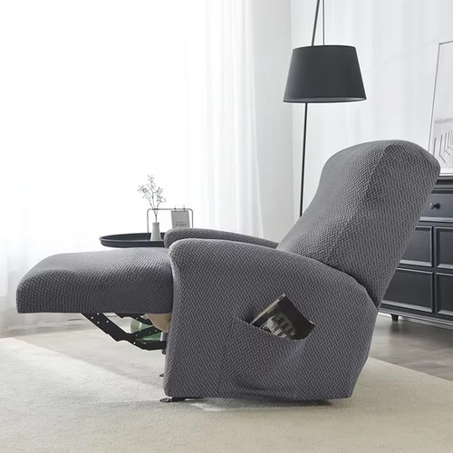 Jacquard stretch recliner sofa - stretch,