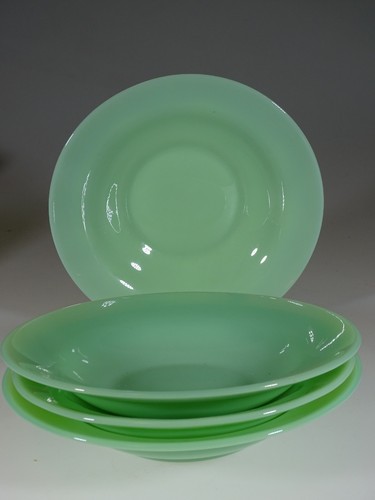 Vintage jadite inch flat - inch,