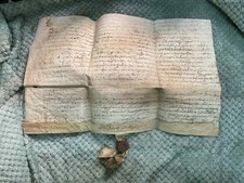 Antique 1648 VELLUM ENGLISH