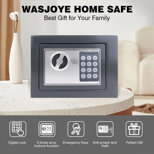 Digital safe box steel - safe,