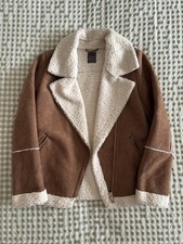 Primark Brown White Faux Fur