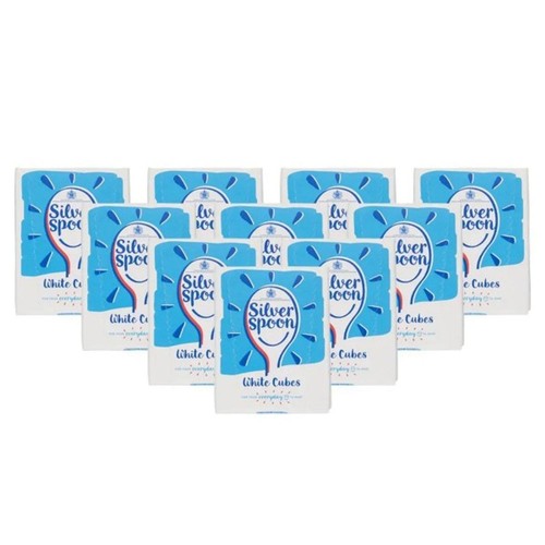 Silver spoon sugar white cubes - silver,