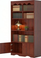Walnut Semi Open Bookshelf