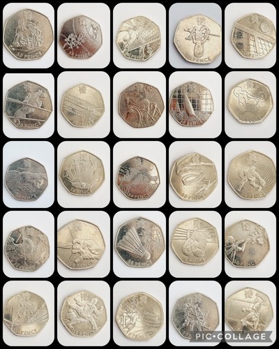 London olympics 2012 50p - london,
