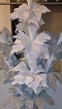 New Silver & White Bunch Of 9