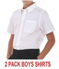 Pack of 2 Boys White Uniform
