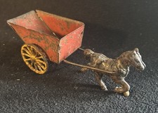 Antique Cast Iron Horse and