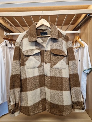Pull bear mens check shacket - pull&bear,