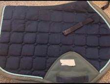 Navy jump saddle pad with