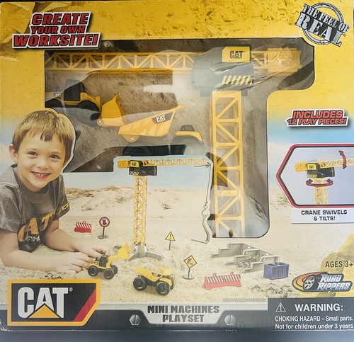 Cat mini machines playset - cat,