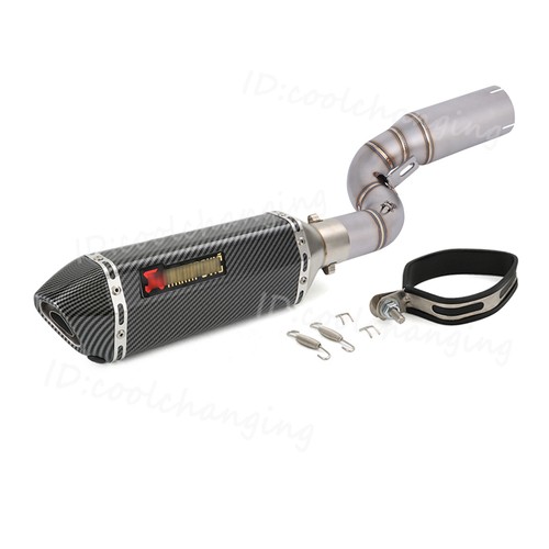 Exhaust mid pipe black - exhaust,