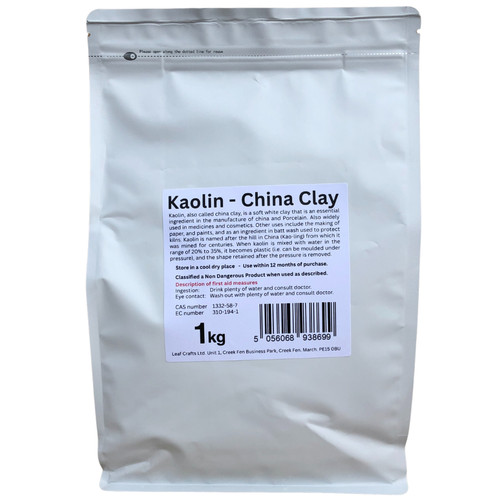 1kg kaolin white clay - 1kg,