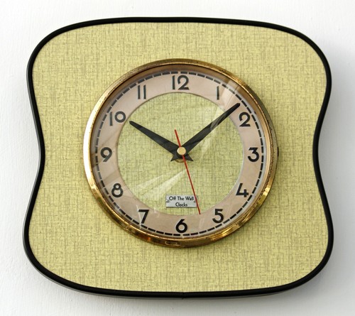 New 25cm retro yellow wall - yellow,