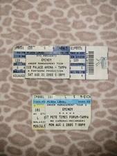 2 Eminem Ticket Stubs, Anger
