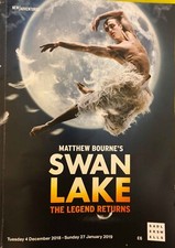 Swan Lake, Matthew Bourne production , Sadler's Wells Programme 2018