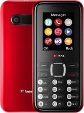 TTfone TT150 Red Unlocked Basic Mobile Phone Sim Free Cheap Long Battery 14day