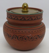 Terracotta & brass vintage