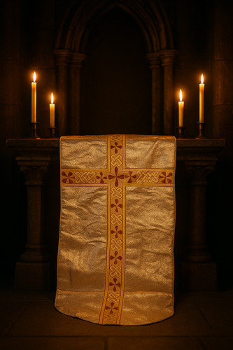 Vintage liturgical altar - liturgical,