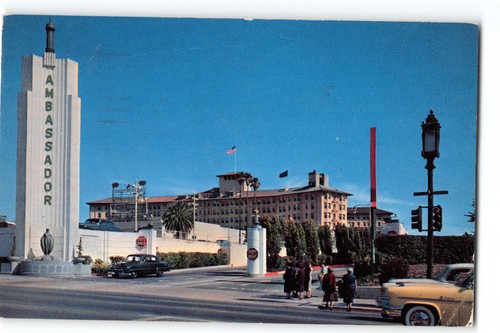 Postcard ambassador hotel los - postcard,