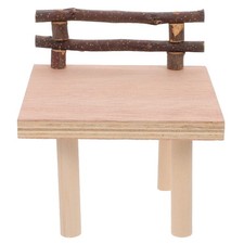  Hamster Toy Platform Playground Squirrel Wooden Standing Board Pet Cage