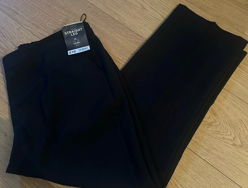 Slip black straight - slip-on,