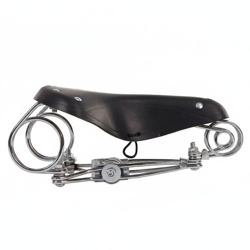 Vintage leather bike - vintage, saddle