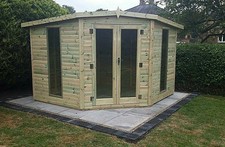 10x10 corner house summerhouse - house,