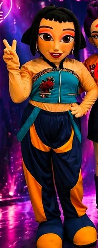 Zoey inspired mascot costume - zoey,