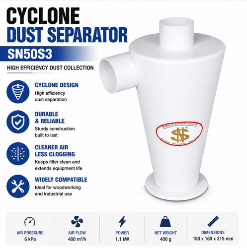 Cyclone filter dust collector - dust,