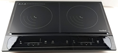 Vonshef double induction hob - double,