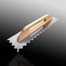 YPT Adhesive Spread Stainless Steel Notched Trowel For Tiler - Various Sizes