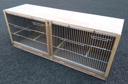 Double budgie breeding cage - budgie,