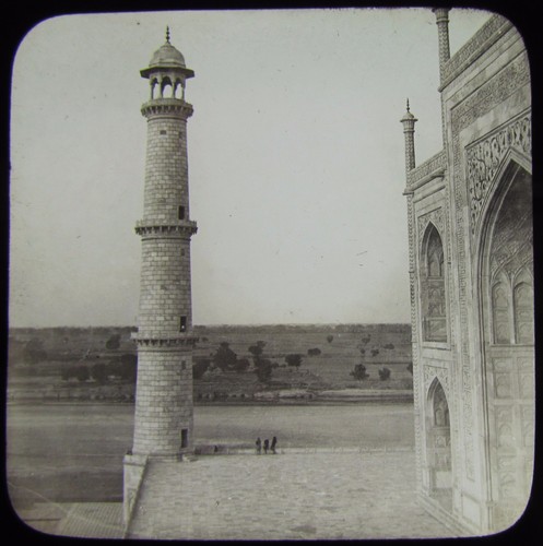 Glass magic lantern slide - magic,