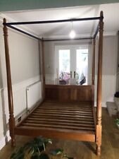 Teak Double Four Poster Bed