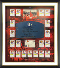 1966 England World Cup Team Signed Wembley Seat Bobby Moore Alf Ramsey PROOF COA