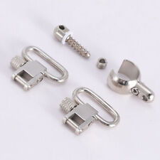 Hunting Gun QD Sling Swivels Lever Action Split Band (0.64-0.66'') Silver