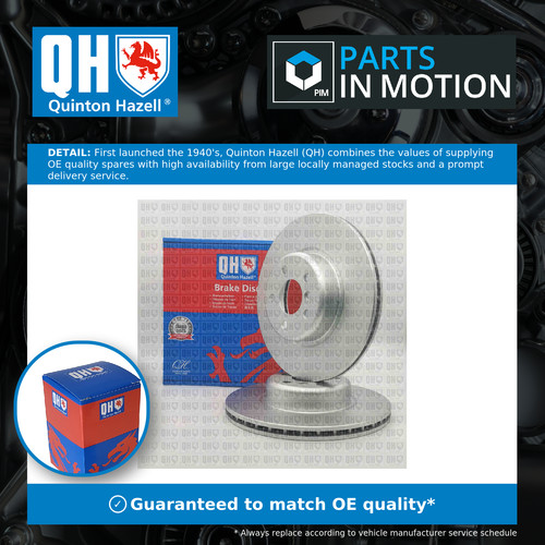 Brake discs pair vented - 2x,