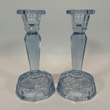 Art Deco Pale Blue Glass