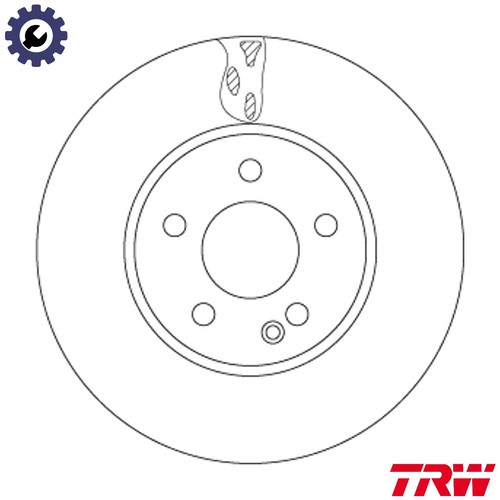 Brake disc df6745s for - 2x,