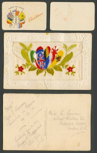 Ww1 silk embroidered - ww1,