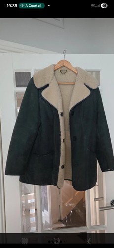 Real sheepskin coat - coat, made