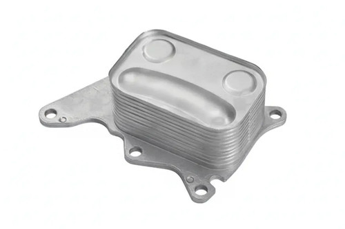 Engine oil cooler - , water-cooled